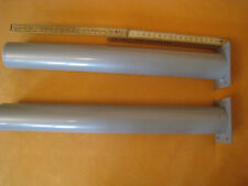 2 Möbelfüße Tischbeine Sockelfuß Zylinderform Möbelbein Stützfuß Metall