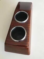 Ablagebox Getränkebox Mittelkonsole Holz Zebrano für Mercedes W124 C124 A124 NEU