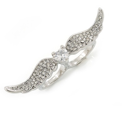 Rhodium plattiertes herz - rhodium-plattiertes, cz-herz