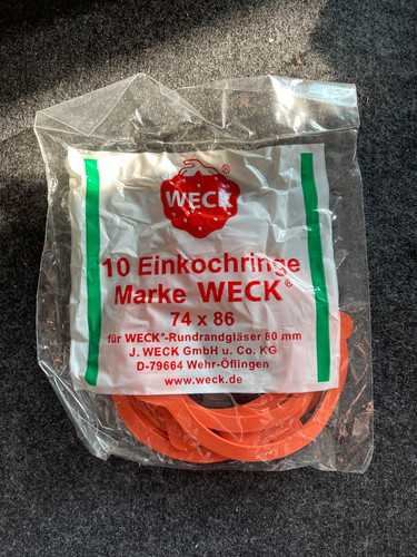 Weck einkochringe für 80 - einkochringe,