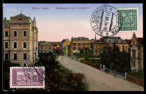 Böhm leipa straßenpartie - böhm.,