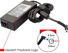 HP NETZTEIL 90W 4,5 x 3.0mm STECKER BLAU HP PROBOOK 640 650 G2 G3 G4 G5 N152