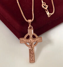 Edel Halskette Kreuz Anhänger