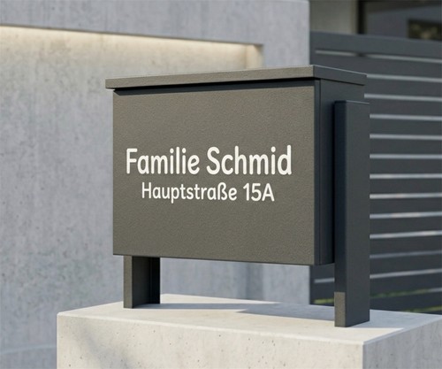 Briefkasten aufkleber - briefkasten,