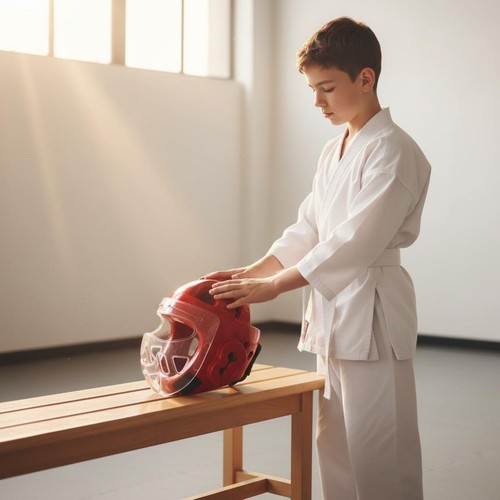 Taekwondo helm mit maske - mit,