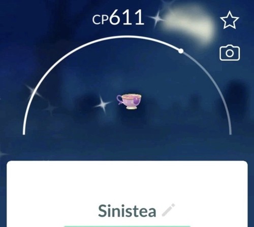 Pokemon shiny sinistea - go,