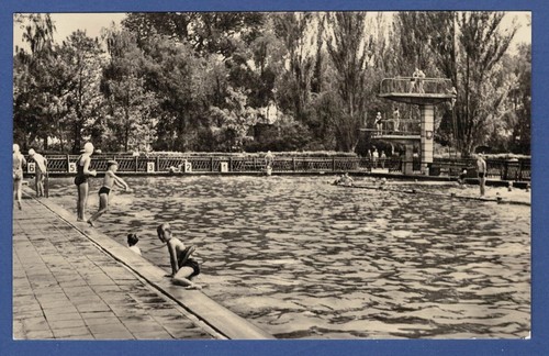 Calbe 1964 schwimmbad - (saale), 1964,