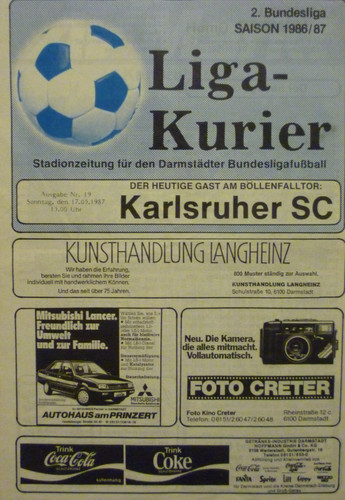 Stadionheft darmstadt - ,