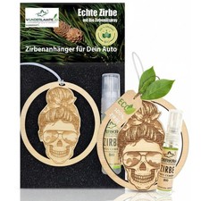 Zirben Anhänger "TOTENKOPF"
