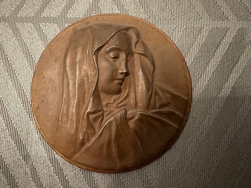 Dünnes altes medaillon maria - altes,