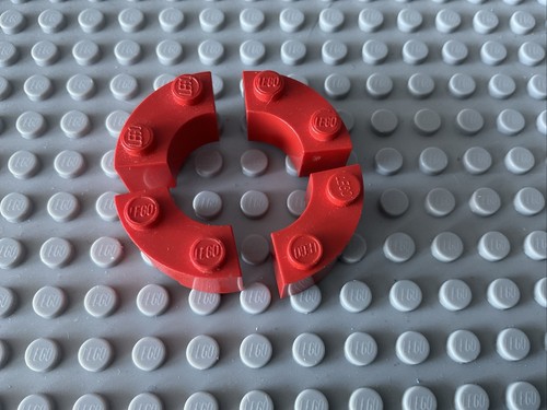 Lego 3063 bogenstein rot - 4x,
