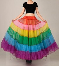 Langer Petticoat Tüllrock