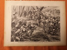 RK ÜLUM 1889 Zeitungsdruck 670 Kolonie deutsch Ostafrika Wißmann Buschiri bin Sa