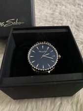 Thomas Sabo Unisex Uhr Swatch Nieten Studded Silber Schwarz Rebel At Heart Quart