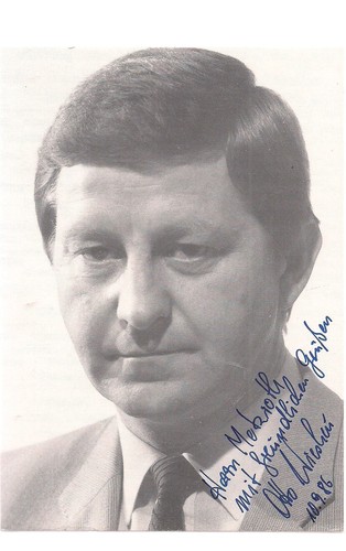 Autogramm otto wiesheu mdl - wiesheu,
