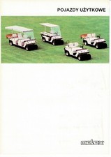 Melex vehicle range (made in Poland) _1998 Prospekt / Brochure 