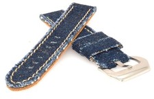 Jeans/Leder Uhrenarmband