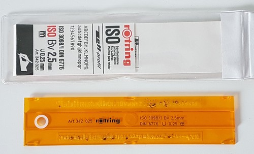 Schriftschablone