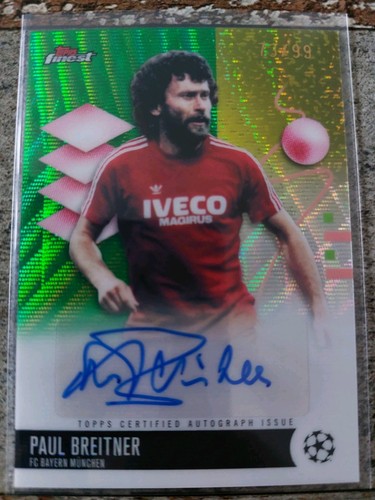 Topps finest ucc paul - topps,