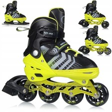 Inliner 4in1 Rollschuhe Inlineskates Schlittschuhe Verstellbar Kinder Erwachsene