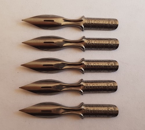 Alte schreibfeder plumas - 5x,
