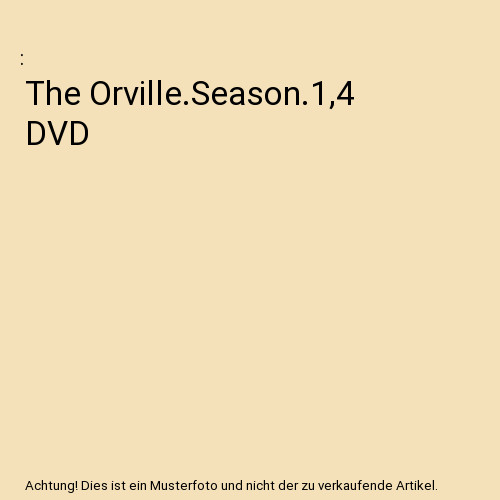 The orville season dvd - the,