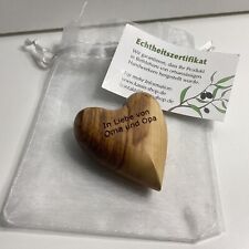 H077 - Holz Herz Mit Gravur - Gedenken - Andenken - Bestattung - 