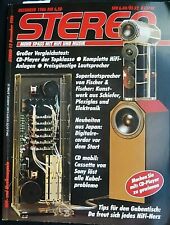 STEREO 12/86,BRAUN CD 4,JVC XL 1100,PHILIPS CD 304 MK2,SONY CDP 502 ES II,TEAC Z