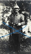 Portrait 1WK - Sturmsoldat des Landsturm IR. 38 mit Waffen und Ausrüstung