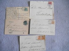 5 alte Briefe und Postkarten
