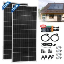440W Solarpanel Mono Glas +