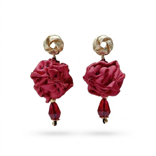 Ohrringe ohrhänger rot boho - ohrhänger,