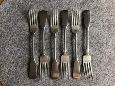 WMF SPATEN Cromargan 6 Menügabeln Speisegabeln Gabel Besteck 19,7 cm gebraucht