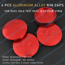 4 x 65mm für Rays Volk Rot