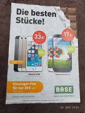 10 Jahre alte Werbung: BASE  Handy uTarife Iphone, Samsung,... 8 Seiten Sammler