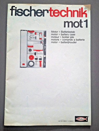 Fischertechnik mot motor - mot, 1-