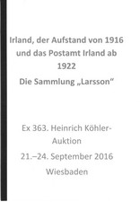 Irland, der Aufstand von 1916 und das Postamt Irland ab 1922. 