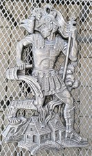 Wandbild Relief Heiliger