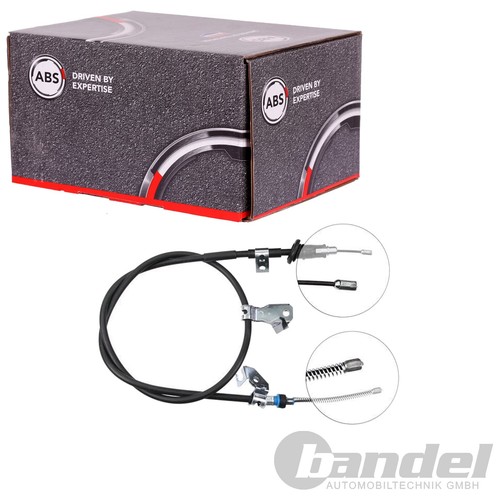 Abs handbremsseil hinten - handbremsseil,