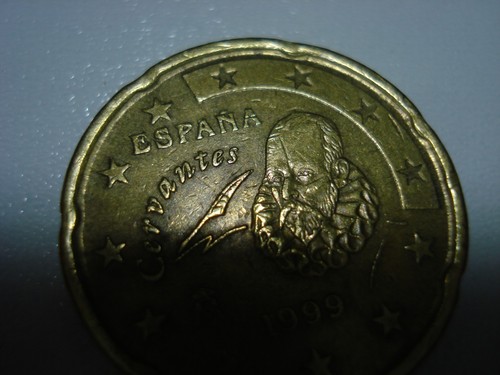 Cent münze spanien umlauf - 20,