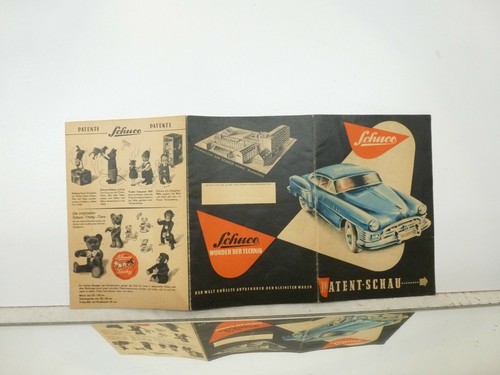 Vintage schuco leaflet - vintage,