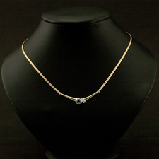 Aquamarin Brillant Collier 585