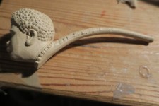 Tonpfeife mit Mohrenkopf, Pfeife, Kaffeehauspfeife, Tonpfeife, Mohr