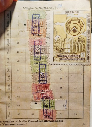 Fdgb mitgliedsbuch 1948 - fdgb,