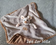 BUKOWSKI DESIGN Schmusetuch Kuscheltuch Maus  Grau & Braun neuwertig 