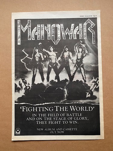 Manowar fighting the world - manowar,