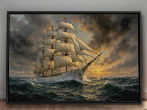 Segelschiff abendlicht - segelschiff,