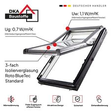 Dachfenster Roto Designo R7 79 K WD 3-fach Verglasung Hoch-Schwingfenster !!!