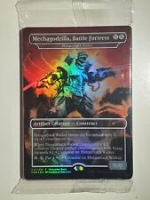 Rare Mechagodzilla Battle Fortress FOIL / Hangarback Walker NM/M Promo Magic MTG