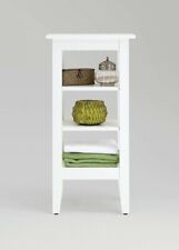 Massivholz Bad-Regal weiß o